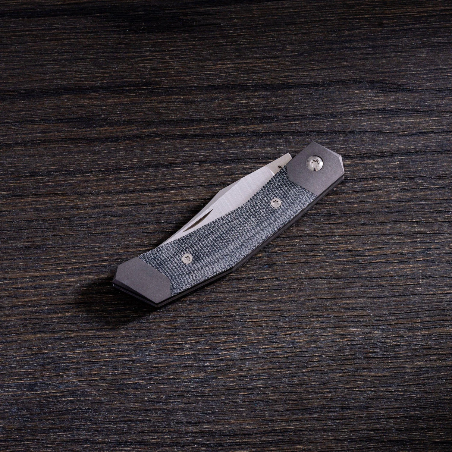 Jack Wolf Cyborg Jack CYBO-01-BLK Black Canvas Micarta, navaja slipjoint Jack Wolf Cyborg Jack CYBO-01-BLK Black Canvas Micarta, Navaja Slipjoint -Mejor Cuchillos Tienda JW CYBO 01 BLK 02 jackwolf