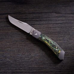 Jack Wolf Cyborg Jack CYBO-01-CTS Fat Carbon Toxic Storm, Navaja Slipjoint
