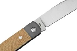 Jack Wolf Venom Jack VEN-01-NAT Canvas Micarta Natural, Navaja Slipjoint -Mejor Cuchillos Tienda JW VEN 01 NAT 05 jackwolf