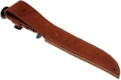 KA-BAR USMC 1218 Parcialmente Dentado Con Mango Y Funda De Cuero -Mejor Cuchillos Tienda KA1218 07 ka bar ka1218 07