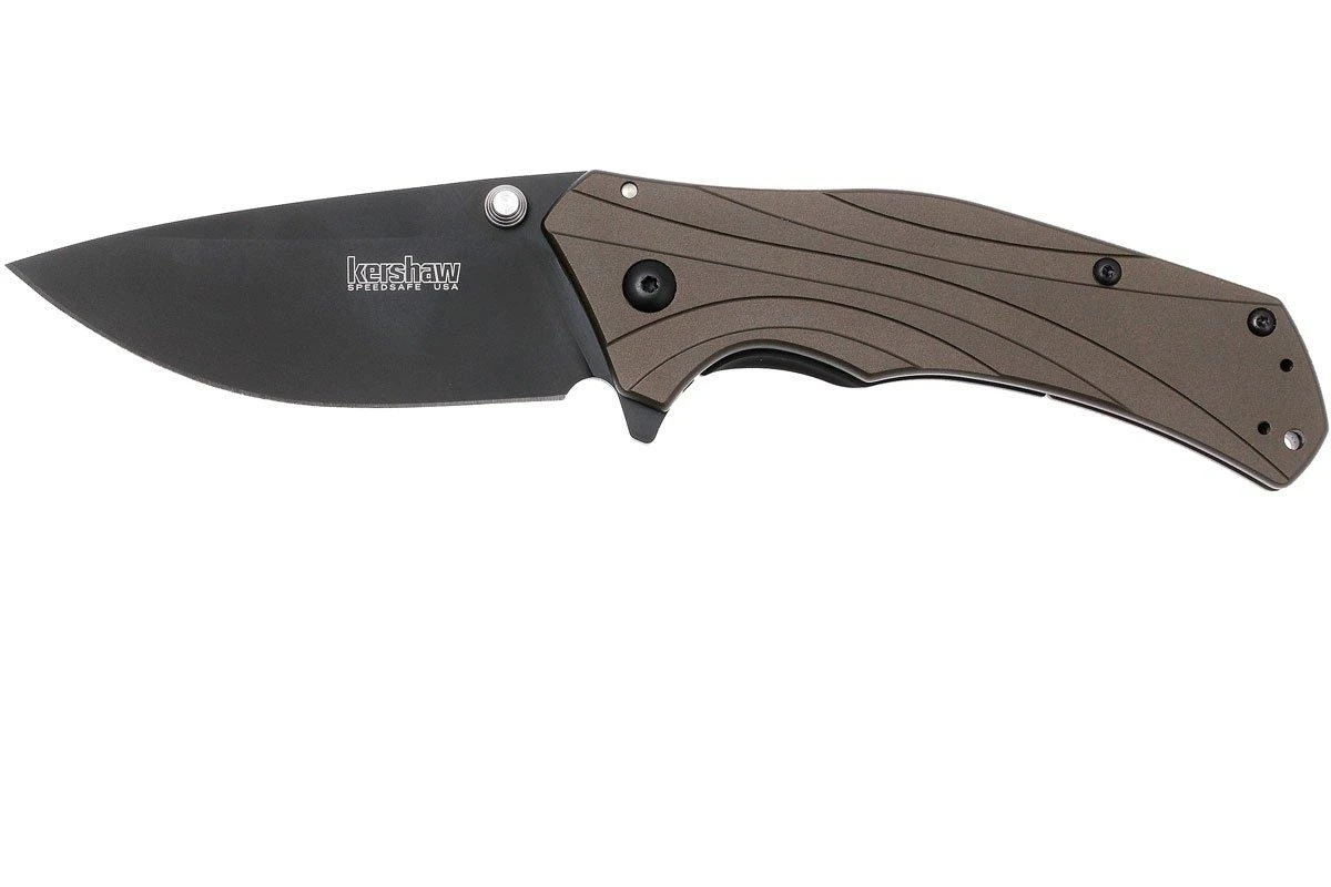 Kershaw Knockout 1870OLBLK navaja, Olive Black Kershaw Knockout 1870OLBLK Navaja, Olive Black -Mejor Cuchillos Tienda KE1870OLBLK 01 kershaw knockout ke1870olblk 01