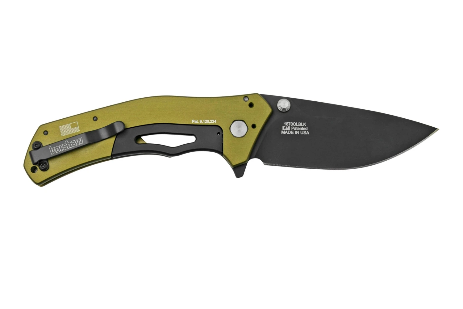 Kershaw Knockout 1870OLBLK navaja, Olive Black Kershaw Knockout 1870OLBLK Navaja, Olive Black -Mejor Cuchillos Tienda KE1870OLBLK 02 kershaw scaled