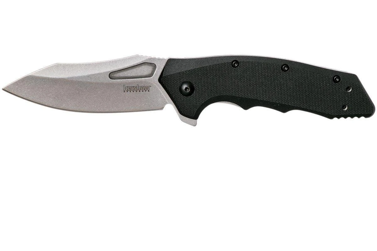 Kershaw Flitch 3930 navaja, Stonewashed Blade Kershaw Flitch 3930 Navaja, Stonewashed Blade -Mejor Cuchillos Tienda KE3930 01 kershaw ke3930 01