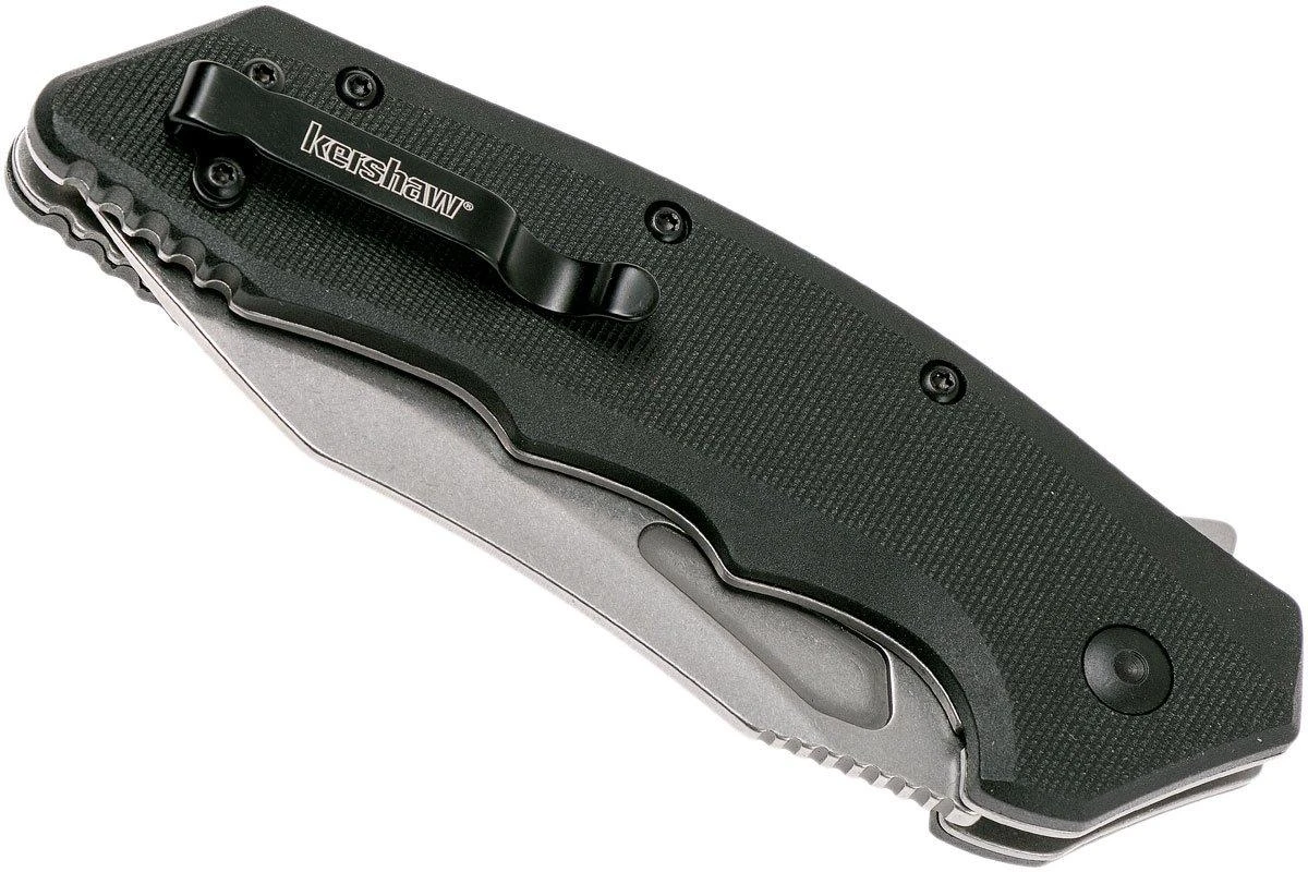 Kershaw Flitch 3930 navaja, Stonewashed Blade Kershaw Flitch 3930 Navaja, Stonewashed Blade -Mejor Cuchillos Tienda KE3930 04 kershaw ke3930 04