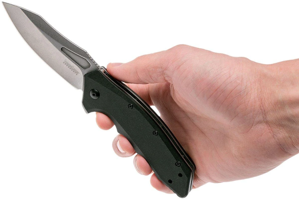 Kershaw Flitch 3930 navaja, Stonewashed Blade Kershaw Flitch 3930 Navaja, Stonewashed Blade -Mejor Cuchillos Tienda KE3930 08 kershaw ke3930 08