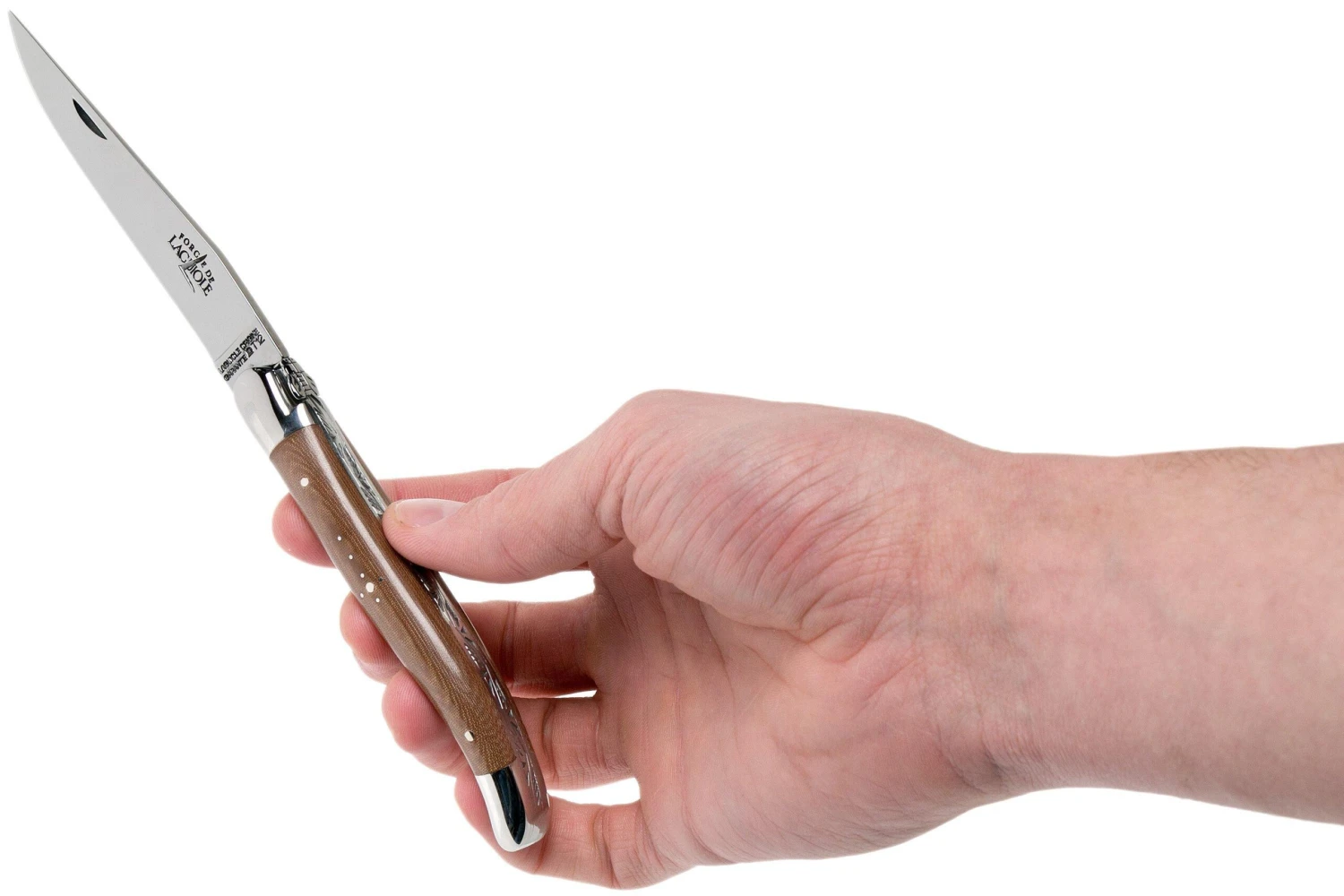 Forge Laguiole 1211INTCCHOB 11cm, micarta, navaja laguiole Marrón chocolate Forge Laguiole 1211INTCCHOB 11cm, Micarta, Navaja Laguiole Marrón Chocolate -Mejor Cuchillos Tienda LA1211INTCCHOB 08 forge de laguiole scaled