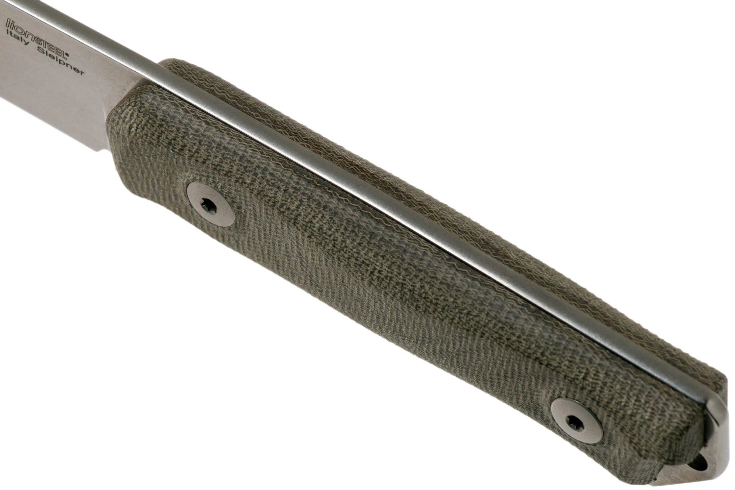 LionSteel B41 Micarta Canvas Green LionSteel B41 Micarta Canvas Green -Mejor Cuchillos Tienda LI B41 CVG 05 lionsteel scaled