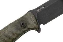 LionSteel M5B Sleipner Black, Green Canvas Micarta Cuchillo De Supervivencia -Mejor Cuchillos Tienda LI M5B CVG 05 lionsteel
