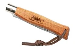 MAM Hunter Plus, Parcialmente Dentada, Cordón De Cuero, Linerlock 2066 Navaja -Mejor Cuchillos Tienda MAM2066 04 mam