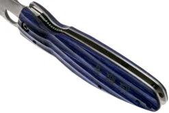 Mcusta MC-0186G Sengoku Date Masamune, Madera De Pakka Azul, Cuchillo De Caballero -Mejor Cuchillos Tienda MC 0186G 05 mcusta