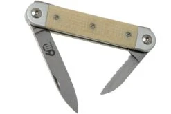 Maserin 60° Knife Sessantesimo 195/MCW White Micarta Navaja