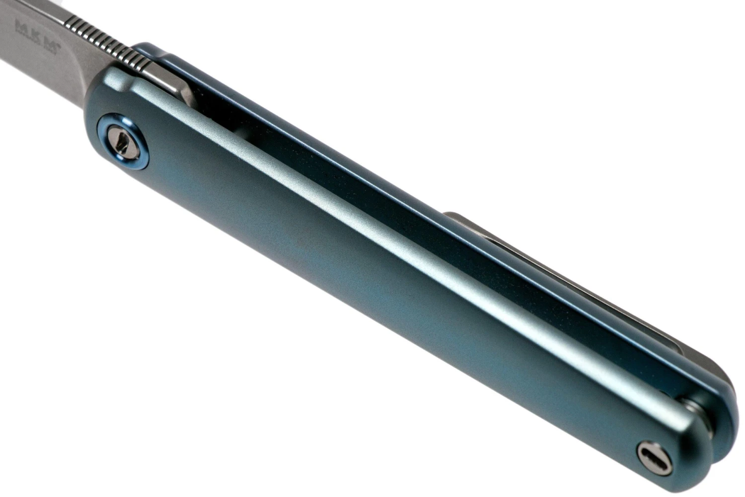 MKM Flame Drop FL01-TBSW Blue Titanium navaja, Michael Zieba design MKM Flame Drop FL01-TBSW Blue Titanium Navaja, Michael Zieba Design -Mejor Cuchillos Tienda MMK FL01 TBSW 07 mkm knives scaled