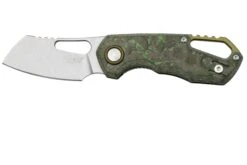 MKM Isonzo FX03-2CJ Cleaver Stonewashed, Jungle Wear Carbon Fibre Navaja, Diseño De Jesper Voxnaes