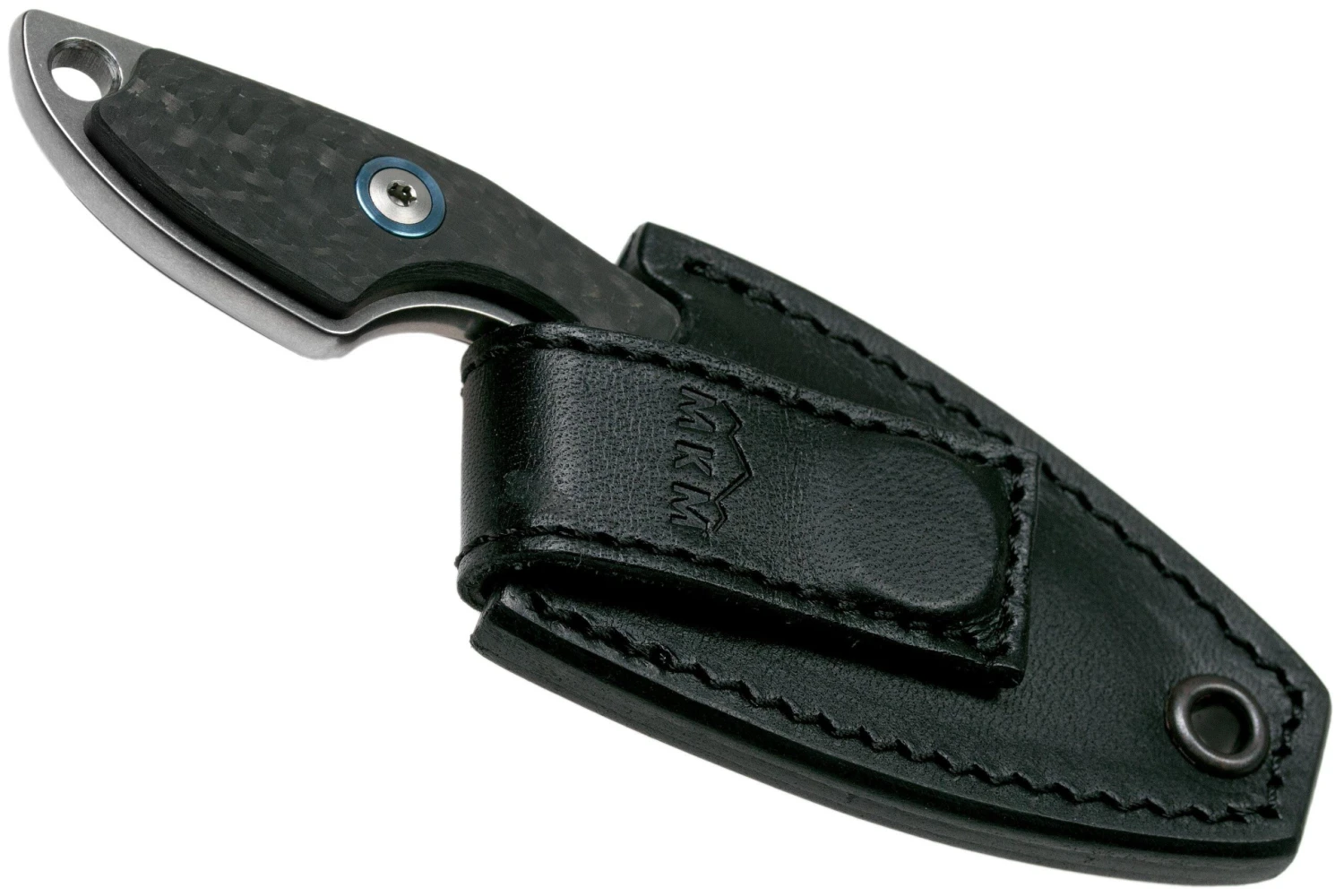 MKM Mikro 2 Wharncliffe, Stonewashed Carbon Fibre cuchillo de cuello, Jesper Voxnaes design MKM Mikro 2 Wharncliffe, Stonewashed Carbon Fibre Cuchillo De Cuello, Jesper Voxnaes Design -Mejor Cuchillos Tienda MMK MR02 CF 05 mkm knives scaled