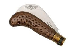 Old Bear Pruning Carved Walnut S, 9747-17-LNI Cuchillo De Jardinero -Mejor Cuchillos Tienda OB9747 17 LNI 04 oldbear
