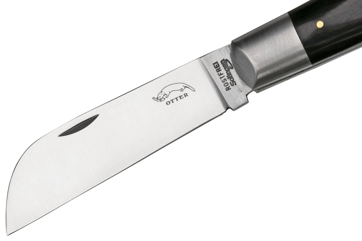 Otter Anchor Knife 173 R.m.L. Large Stainless, Grenadilla, Brass Anchor, navaja Otter Anchor Knife 173 R.m.L. Large Stainless, Grenadilla, Brass Anchor, Navaja -Mejor Cuchillos Tienda OR173RML 03 otter scaled