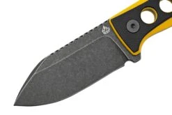 QSP Knife Canary QS141-A2 Blackwashed, Black Yellow G10, Cuchillo De Cuello -Mejor Cuchillos Tienda QS141 A2 03 qsp