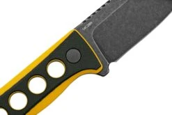 QSP Knife Canary QS141-A2 Blackwashed, Black Yellow G10, Cuchillo De Cuello -Mejor Cuchillos Tienda QS141 A2 05 qsp