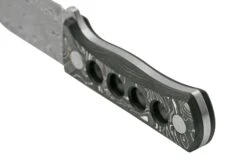 QSP Knife Canary QS141-E Damascus, Aluminium Foil Carbon Fibre, Cuchillo De Cuello -Mejor Cuchillos Tienda QS141 E 04 qsp