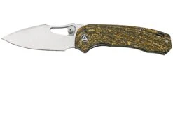 QSP Knife Hornbill QS146-A1 Golden Carbon Fiber, Stonewashed, Navaja