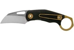 Real Steel Shade 7913 Black Gold Karambit Navaja, Poltergeist Design