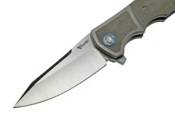 Reate Mini Crossroads M390, Green Micarta MCR-GRM Navaja, Diseño Kirby Lambert 2 Reate Mini Crossroads M390, Green Micarta MCR-GRM Navaja, Diseño Kirby Lambert -Mejor Cuchillos Tienda RT MCR GRM 03 reate