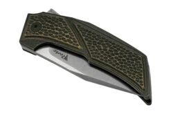 Reate T3500 Black Stonewashed Brass Titanium Navaja, Diseño De Tashi Bharucha -Mejor Cuchillos Tienda RTT3500 B BSW 06 reate