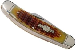 Rough Ryder Sowbelly Stockman Amber Bone RR080 Navaja Slipjoint -Mejor Cuchillos Tienda RY080 04 rough ryder