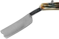 Rough Ryder Folding Razor Cinnamon Stag RR2159 Damascus Navaja De Afeitar -Mejor Cuchillos Tienda RY2159 03 rough ryder