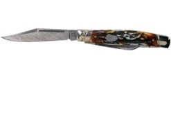 Rough Ryder Stockman Cinnamon Stag RR2160 Damascus Navaja Slipjoint -Mejor Cuchillos Tienda RY2160 03 rough ryder