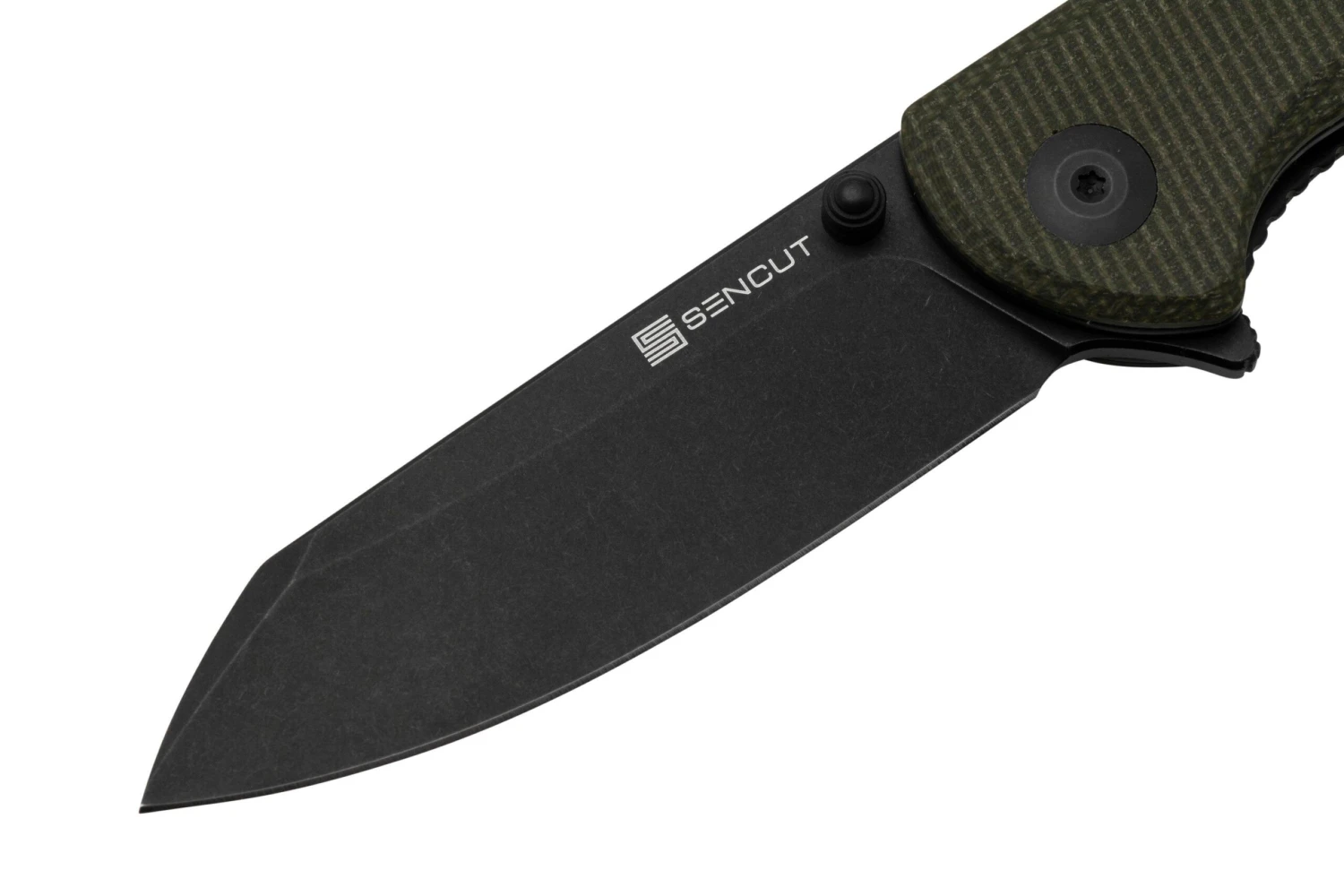SENCUT Fritch S22014-1 Green Canvas Micarta Black Stonewashed, navaja SENCUT Fritch S22014-1 Green Canvas Micarta Black Stonewashed, Navaja -Mejor Cuchillos Tienda SES22014 1 03 sencut scaled