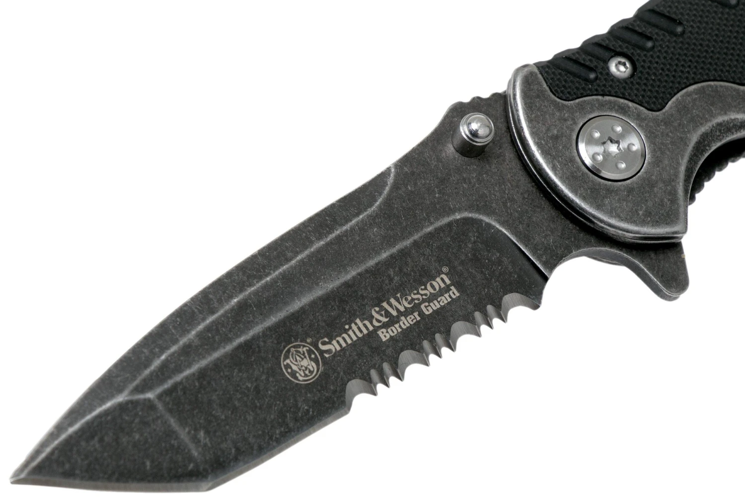 Smith & Wesson Border Guard SWBG10S, cuchillo de rescate Smith & Wesson Border Guard SWBG10S, Cuchillo De Rescate -Mejor Cuchillos Tienda SMSWBG10S 03 smith wesson scaled