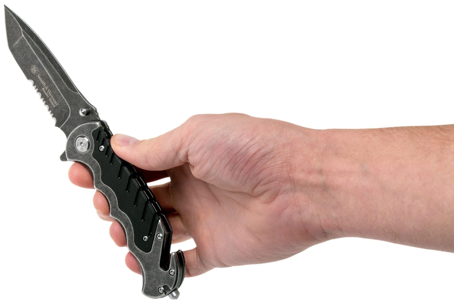 Smith & Wesson Border Guard SWBG10S, cuchillo de rescate Smith & Wesson Border Guard SWBG10S, Cuchillo De Rescate -Mejor Cuchillos Tienda SMSWBG10S 08 smith wesson scaled