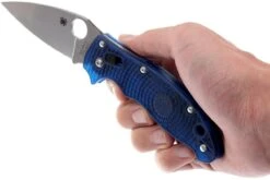 Spyderco Manix 2 Translucent Blue PE - C101PBL2 -Mejor Cuchillos Tienda SPC101PBL2 08 spyderco manix 2 spc101pbl2 08