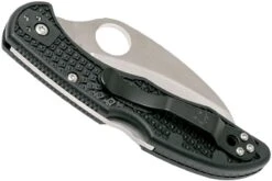 Spyderco Tasman Salt 2 C106PBK2 Plain Edge Navaja, Negro 3 Spyderco Tasman Salt 2 C106PBK2 Plain Edge Navaja, Negro -Mejor Cuchillos Tienda SPC106PBK2 04 spyderco spc106pbk2 04