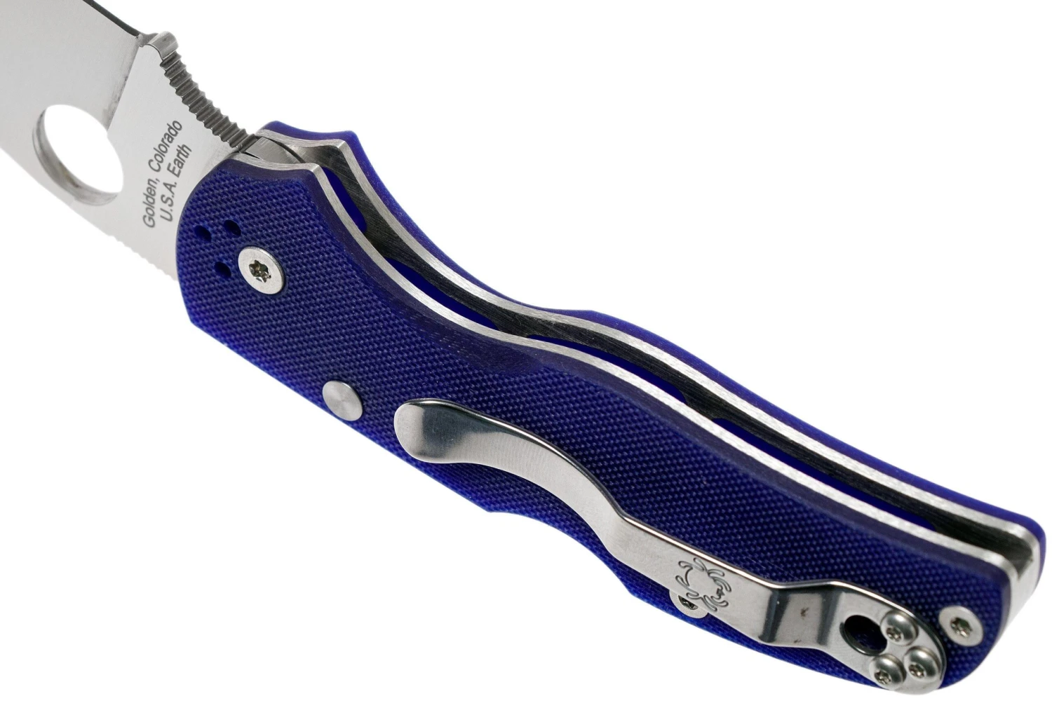 Spyderco Native 5 C41GPDBL5 G-10 Dark Blue CPM S110V navaja Spyderco Native 5 C41GPDBL5 G-10 Dark Blue CPM S110V Navaja -Mejor Cuchillos Tienda SPC41GPDBL5 05 spyderco scaled
