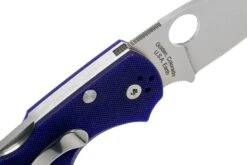 Spyderco Native 5 C41GPDBL5 G-10 Dark Blue CPM S110V Navaja 5 Spyderco Native 5 C41GPDBL5 G-10 Dark Blue CPM S110V Navaja -Mejor Cuchillos Tienda SPC41GPDBL5 06 spyderco