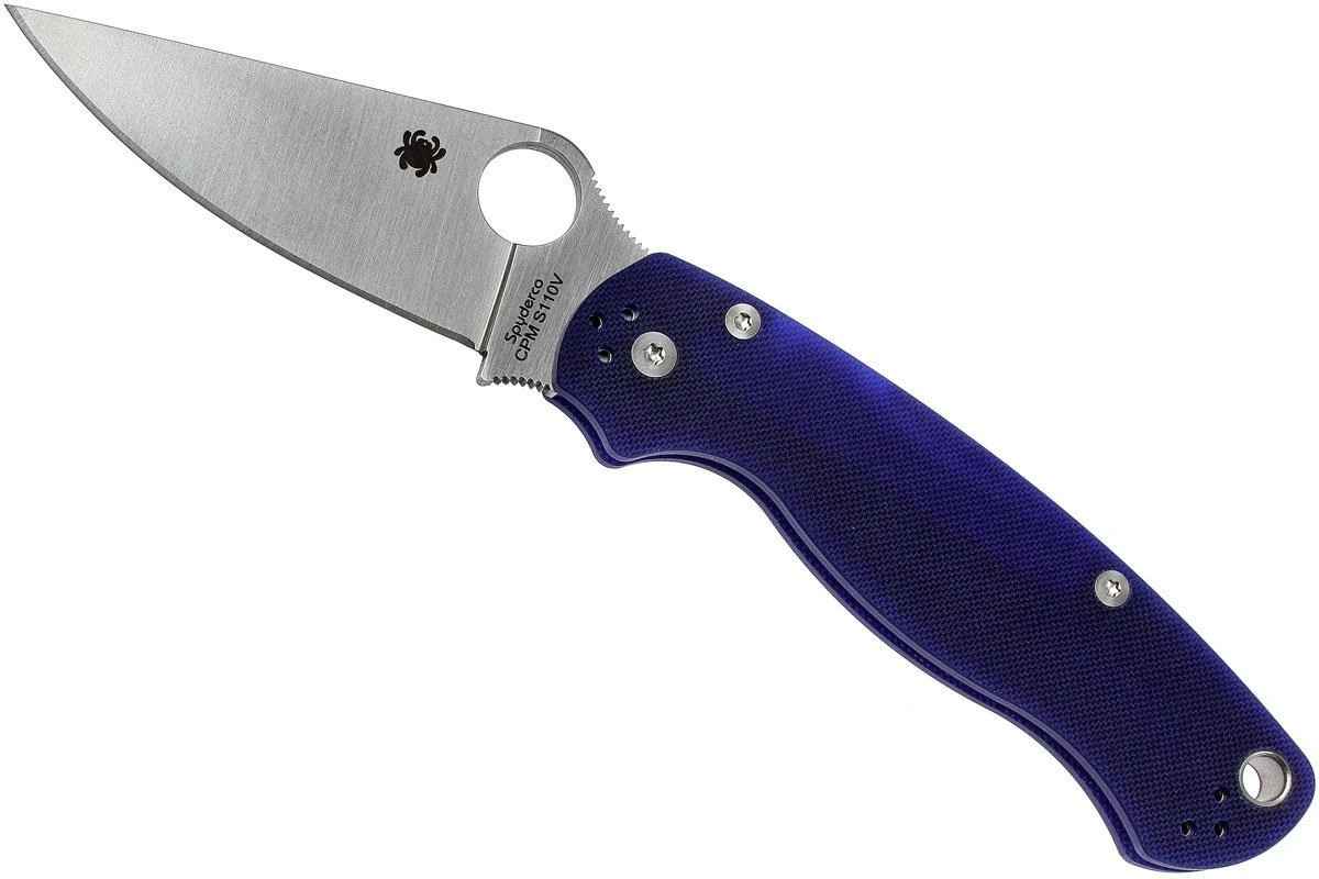 Spyderco Paramilitary 2 Dark Blue C81GPDBL2 S110V, navaja Spyderco Paramilitary 2 Dark Blue C81GPDBL2 S110V, Navaja -Mejor Cuchillos Tienda SPC81GPDBL2 02 spyderco paramilitary 2 dark blue spc81gpdbl2 02