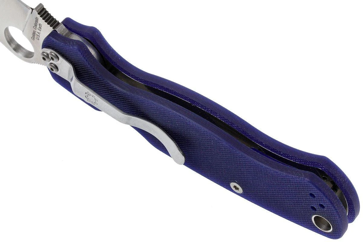 Spyderco Paramilitary 2 Dark Blue C81GPDBL2 S110V, navaja Spyderco Paramilitary 2 Dark Blue C81GPDBL2 S110V, Navaja -Mejor Cuchillos Tienda SPC81GPDBL2 05 spyderco paramilitary 2 dark blue spc81gpdbl2 05