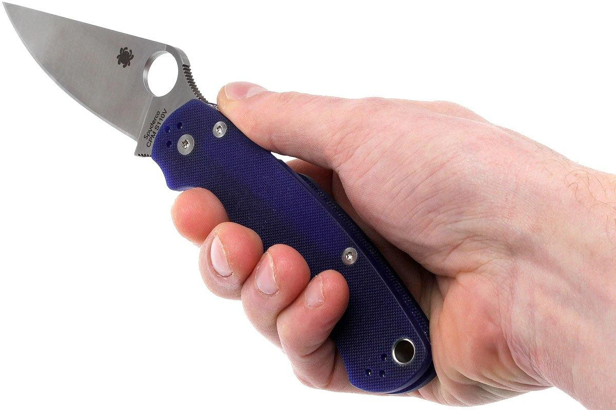 Spyderco Paramilitary 2 Dark Blue C81GPDBL2 S110V, navaja Spyderco Paramilitary 2 Dark Blue C81GPDBL2 S110V, Navaja -Mejor Cuchillos Tienda SPC81GPDBL2 09 spyderco paramilitary 2 dark blue spc81gpdbl2 09