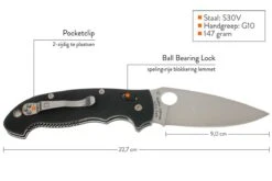 Spyderco C95GP2 Manix 2 XL