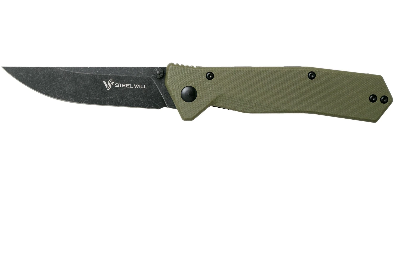 Steel Will Daitengu F11-33 OD-green G10, blackwashed, navaja Steel Will Daitengu F11-33 OD-green G10, Blackwashed, Navaja -Mejor Cuchillos Tienda SWK F11 33 01 steel will knives scaled