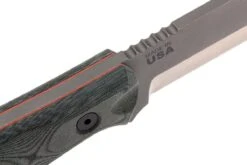 TOPS Knives B.O.B. Fieldcraft154CM Grey/Black Micarta BROS-154-BLM Cuchillo Bushcraft -Mejor Cuchillos Tienda TK BROS 154 BLM 05 tops knives tk bros 154 blm 05