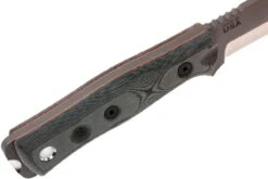 TOPS Knives B.O.B. Fieldcraft154CM Grey/Black Micarta BROS-154-BLM Cuchillo Bushcraft -Mejor Cuchillos Tienda TK BROS 154 BLM 06 tops knives tk bros 154 blm 06