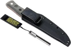 TOPS Knives B.O.B. Fieldcraft154CM Grey/Black Micarta BROS-154-BLM Cuchillo Bushcraft -Mejor Cuchillos Tienda TK BROS 154 BLM 09 tops knives tk bros 154 blm 09