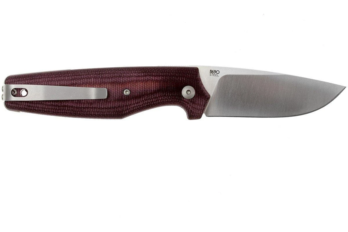 Viper Dan 1 5928CBR Burgundy Micarta N690, drop-point Viper Dan 1 5928CBR Burgundy Micarta N690, Drop-point -Mejor Cuchillos Tienda VPV5928CBR 01 viper dan 1 vpv5928cbr 01