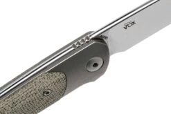 Viper Key V5978CV Bolster Green Canvas Micarta Navaja, Jesper Voxnaes Design -Mejor Cuchillos Tienda VPV5978CV 06 viper