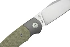 Viper Twin, V6002CG, Satin M390, Green Canvas Micarta Navaja, Diseño Fabrizio Silvestrelli -Mejor Cuchillos Tienda VPV6002CG 05 viper