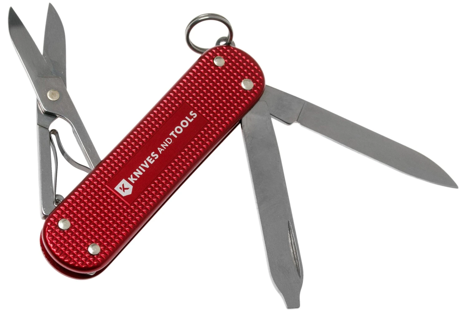 Victorinox Classic Alox Red 0.6221-20R4.KTE1 Knivesandtools Edition, navaja suiza Victorinox Classic Alox Red 0.6221-20R4.KTE1 Knivesandtools Edition, Navaja Suiza -Mejor Cuchillos Tienda VT0 6221 20R4 KTE1 02 victorinox scaled