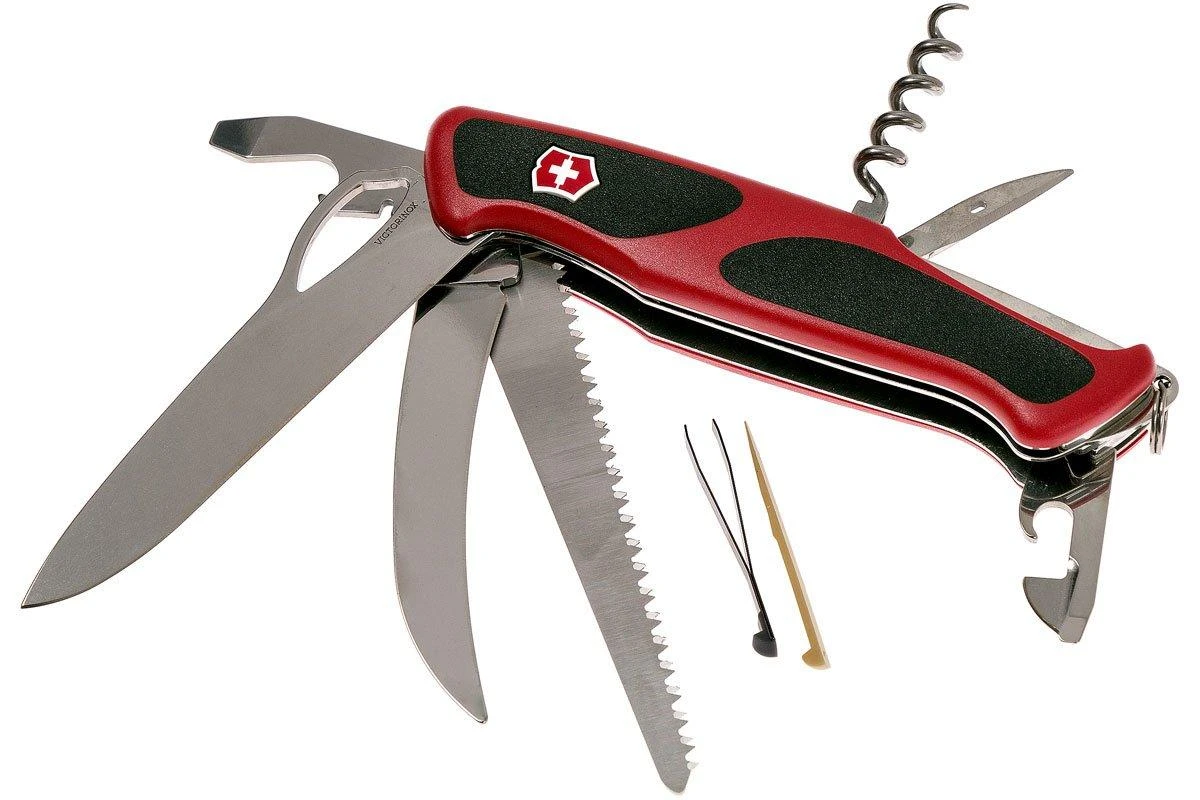Victorinox RangerGrip 57 Hunter rojo-negro 0.9583.MC navaja suiza Victorinox RangerGrip 57 Hunter Rojo-negro 0.9583.MC Navaja Suiza -Mejor Cuchillos Tienda VT0 9583 MC 01 victorinox vt0 9583 mc 01